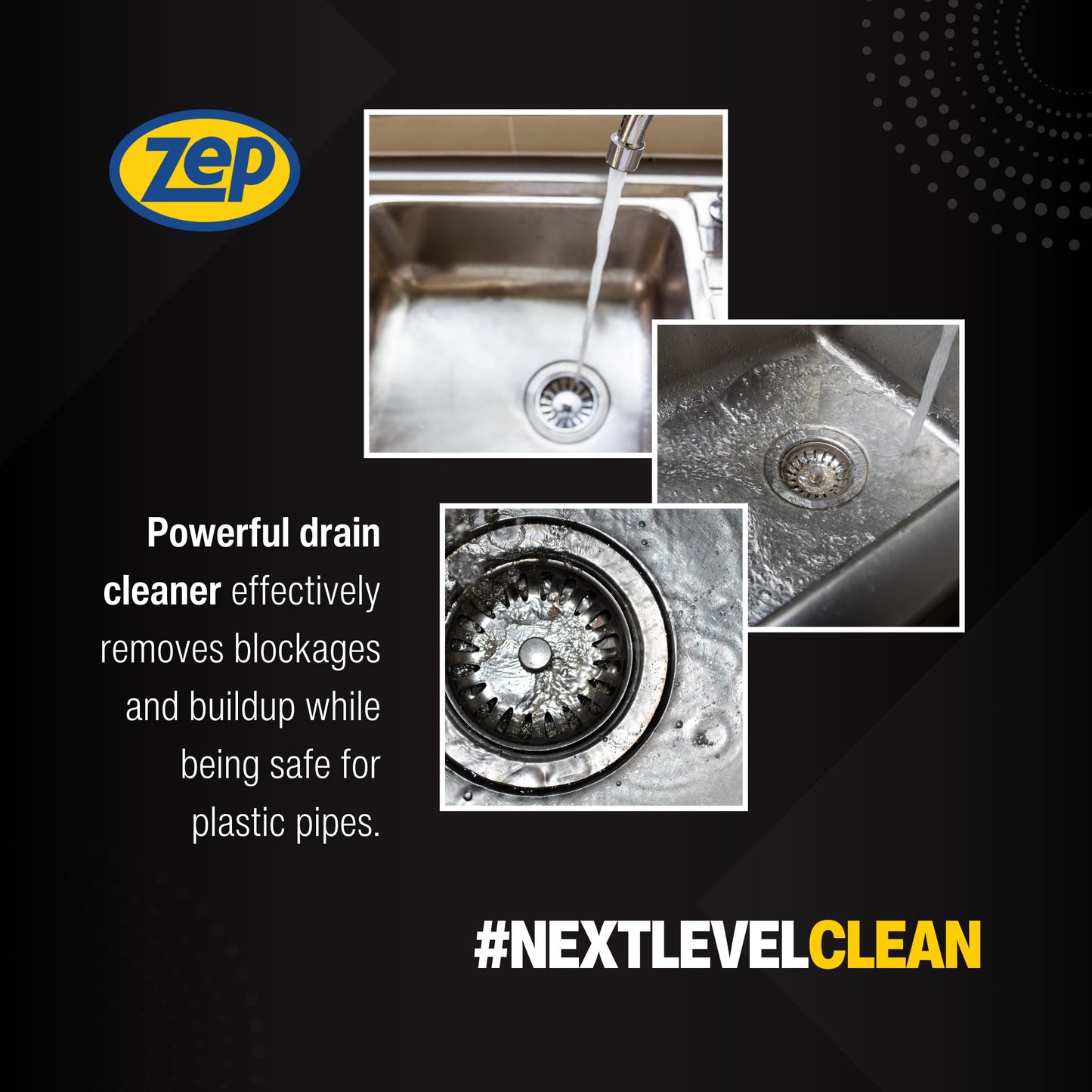 Zep Commercial Unblocker Heat Drain Liquid