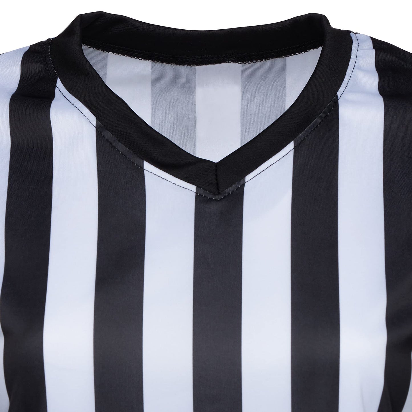 Murray Sporting Goods Women's Referee Shirt | Women's V-Neck Officials Jersey, Halloween Costume, or Waitress Uniform (Large)