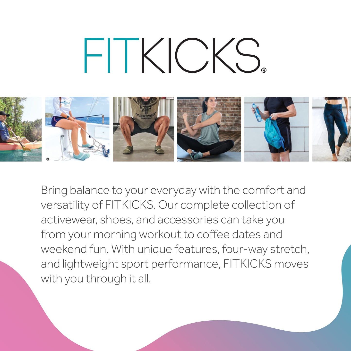 FITKICKS Original Women's Foldable Active Lifestyle Minimalist Footwear Barefoot Yoga Sporty Water Shoes - Heathered Gray/Gray, Medium