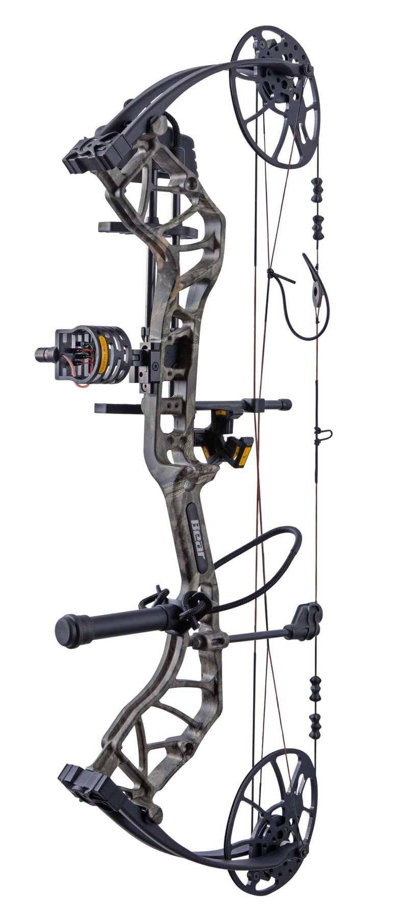 Bear Legit Maxx Ready to Hunt Compound Archery Bow, 70lb. Draw Weight, Right Hand, Mossy Oak Roots/Black