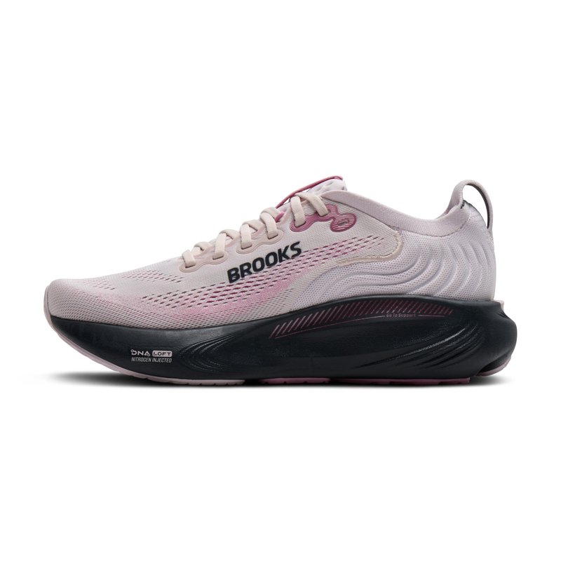 Brooks Women’s Adrenaline GTS 25 Supportive Running & Walking Shoe - Mauve/Ebony/Pink - 12 Medium