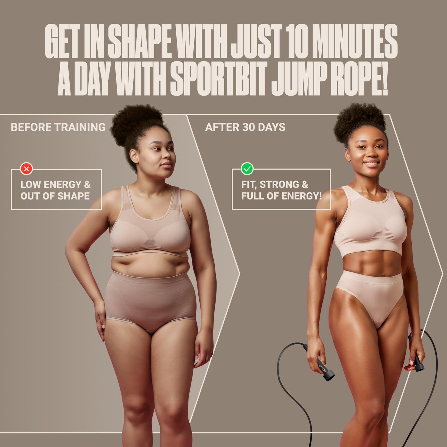 Adjustable Jump Rope for Fitness and Exercise – Skipping Rope for Cardio, Boxing, and Weight Loss – Speed Rope perfect for Men & Women