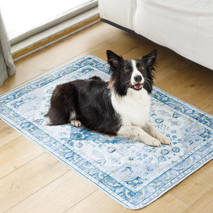 Washable Pee Pads for Dogs, 2 Pack Reusable Puppy Training Pads 102x67cm Super Absorbent Waterproof Dog Training Pads, Non-Slip Potty Pads for Floor, Crate, Whelping Pads Litter Mat Pet Supplies