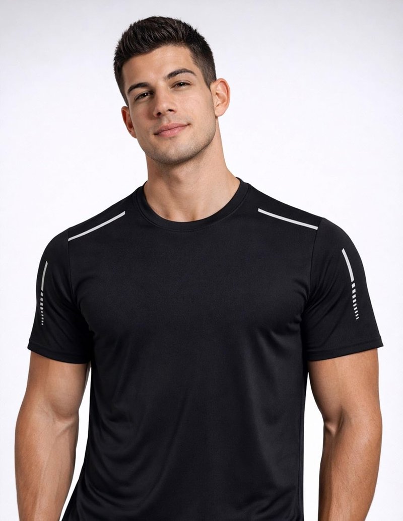 Men's Active Quick Dry Crew Neck T-Shirts - 5 Pack Athletic Workout Tees | Short Sleeve, Lightweight & Breathable