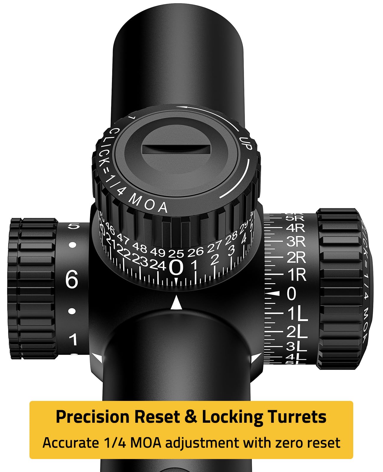 CVLIFE BearMight 1-8x24 LPVO FFP Rifle Scope - ED Glass, Illuminated BDC Reticle, Zero Stop, Cantilever Mount - First Focal Plane 34mm Tube Hunting Riflescope