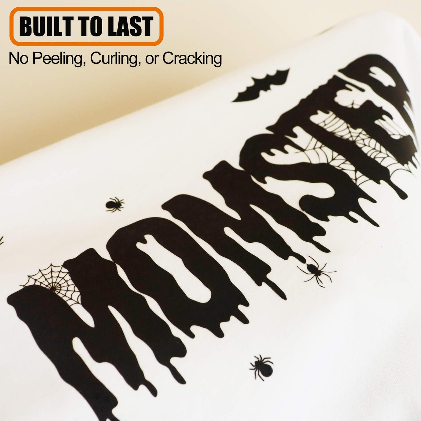 DIY Halloween Shirts for Women Kids Trick or Treat Bags Iron-on Heat Transfer Vinyls Set for Halloween Basket Pajamas Pillow Covers Blanket Tablecloth Runner Personalized Gifts Home Decorations