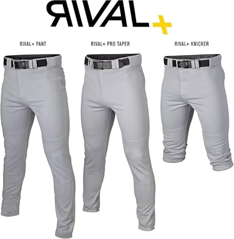 Rival+ Baseball Pants - Full Length Semi-Relaxed Fit for Youth | Multiple Colors Available