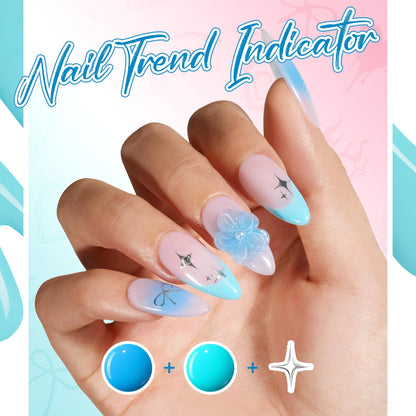 Modelones Gel Nail Polish Kit with UV Light, Milky White Nude Glitter Pink Red Gold Fall Metallic Manicure Set with Base Top Coat Star Stickers 4 Colors Gel Mini Salon Nail Art Gift for Women Girl
