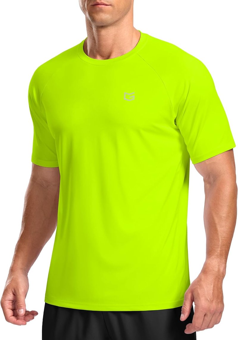 G Gradual Men's Athletic Workout T-Shirts - Moisture-Wicking Short Sleeve Performance Tee for Gym & Tennis