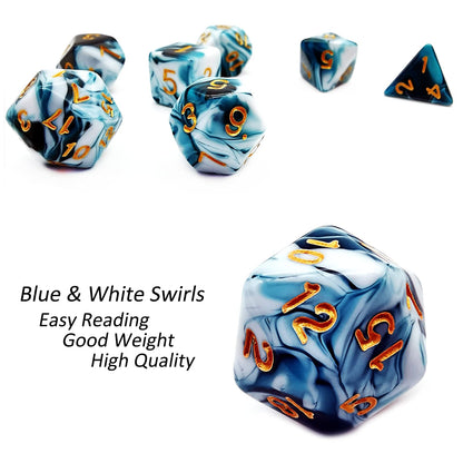 DND Dice Set 3 Sets Polyhedral Dice for Dungeons and Dragons DND Dice TRPG Table Board Roll Playing Games