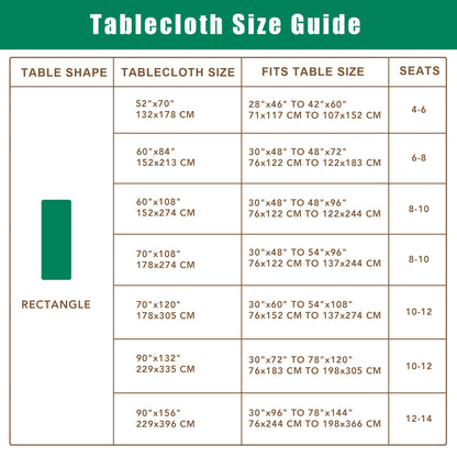 Biscaynebay Fall Tablecloth Textured Fabric 70x120 Inch Rectangular, Fall Gold Thanksgiving Autumn Harvest Water Resistant Fabric Tablecloths for Kitchen, Dining, Wedding, Parties Machine Washable