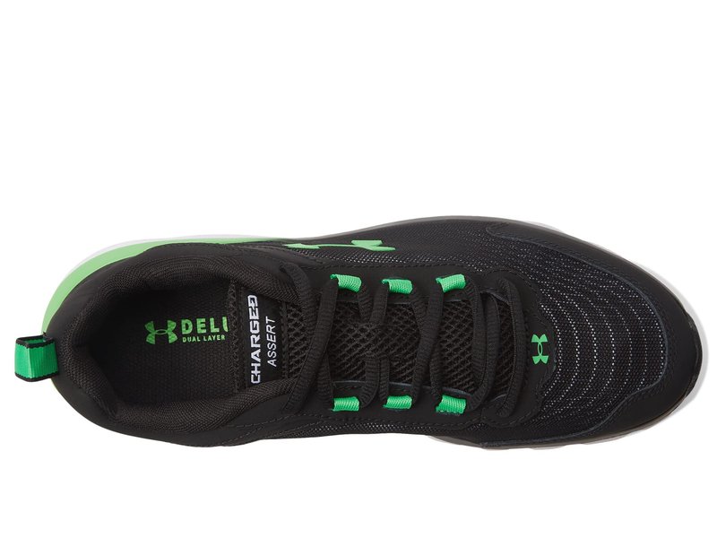 Under Armour Men's Charged Assert 9, (008) Black/Extreme Green/Extreme Green, 12.5