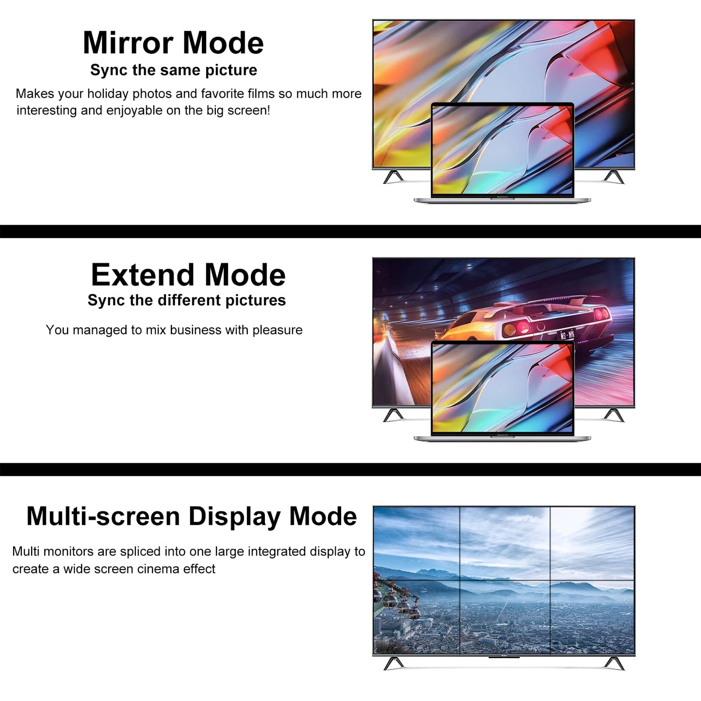 8K HDMI 2.1 Cables 6FT 5-Pack, High Speed HDMI Gaming Monitor Cable for PS5 TV-8K ARC&eARC HDMI Cord-165/180/240Hz, HDCP2.3, 3D/HDR10 for Soundbar, PS5, PS4, TV, Xbox, Roku, Cinema, Computer, Monitor