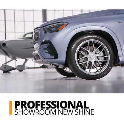 CERAKOTE Rapid Ceramic Tire Coat – Showroom New Tire Shine – Deep Tire Black Finish – Lasts Up to 10x Longer – No Sling, Non-Greasy Ceramic Tire Coating for Car, Truck & SUV – Easy Application (10oz)