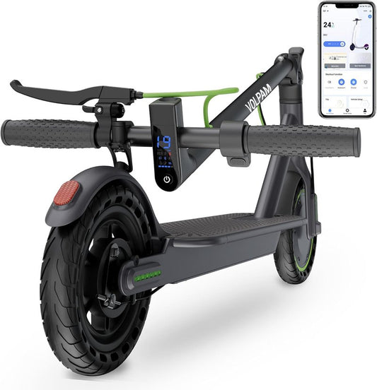 Electric Scooter - 350W/500W Motor, 19/22 MPH Speed, 16-28 Miles Range | 8.5"/10" Solid Tire, Folding Design