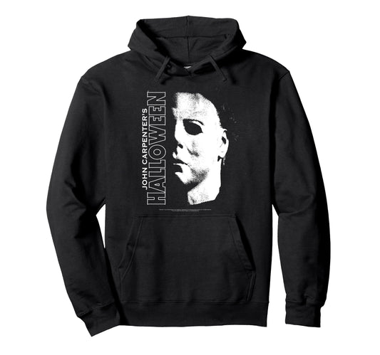 Halloween Michael Myers Large Face Pullover Hoodie