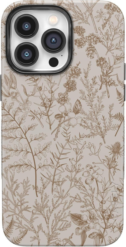 Casely iPhone 14 Pro Case | Opposites Attract | Day & Night Mountains | Compatible with MagSafe | Bold Protective Design