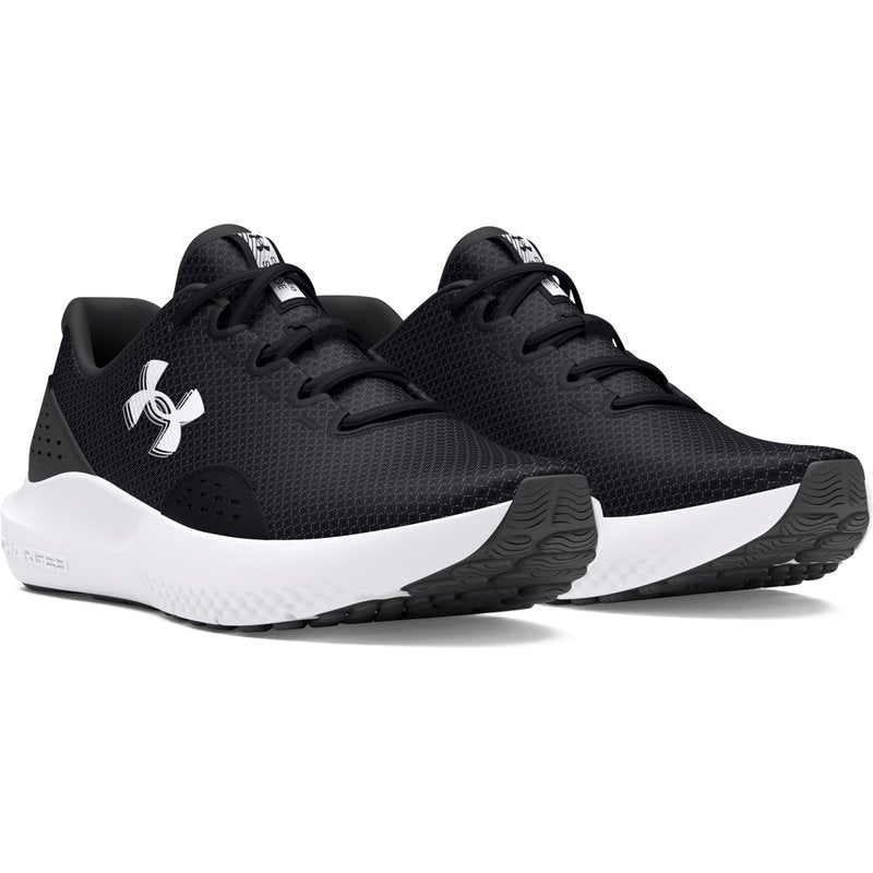 Under Armour Men's Charged Surge 4, (001) Black/Anthracite/White, 7.5, US
