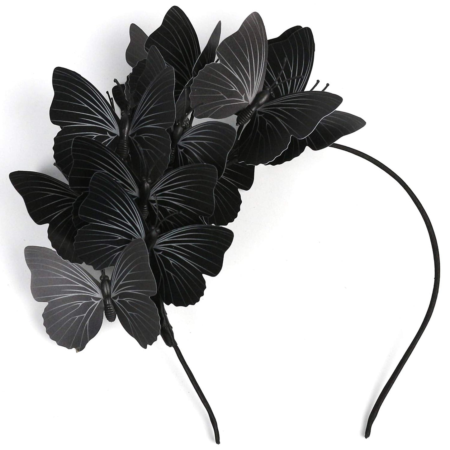 Coucoland Butterfly Fascinator Hat Monarch Butterfly Headband Crown Tea Party Halloween Costume Headpiece