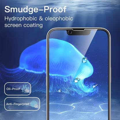 JETech Privacy Full Coverage Screen Protector for iPhone 16e 2025, iPhone 13/13 Pro 6.1-Inch, Anti-Spy Tempered Glass Film, Edge to Edge Protection Case-Friendly, 2-Pack