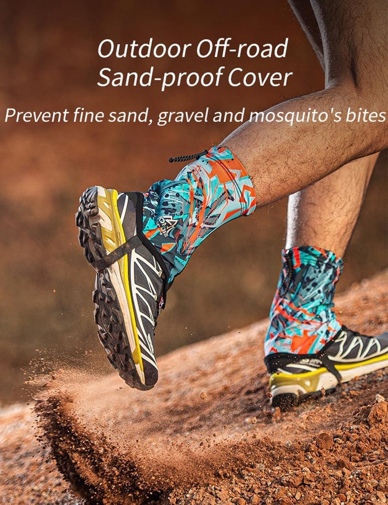 Trail Gaiters for Hiking & Running | Breathable Low Shoe Gaiters for Outdoor Protection