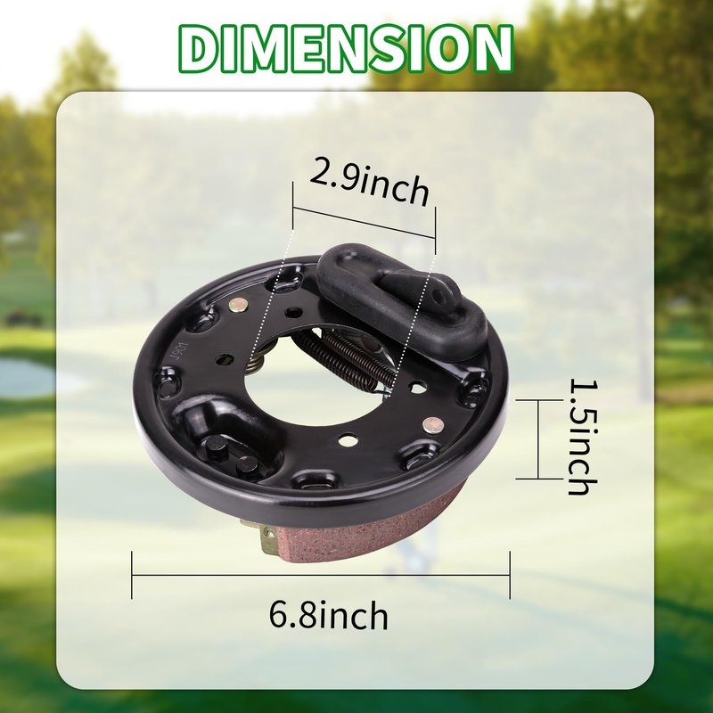 10L0L Golf Cart Brake Assembly for EZGO TXT PDS, for Yamaha G14 G16 G19 G20 G21 G22 Golf Cart, Driver Side and Passenger Side, Includes Brake Shoes, OEM 70998-G01 70998-G02