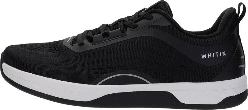 WHITIN Women's Zero Drop Width Wide Toe Box Road Running Shoes Size 11 Comfortable Slip Resistant Training Tennis Walking Sneaker Female 43 Black