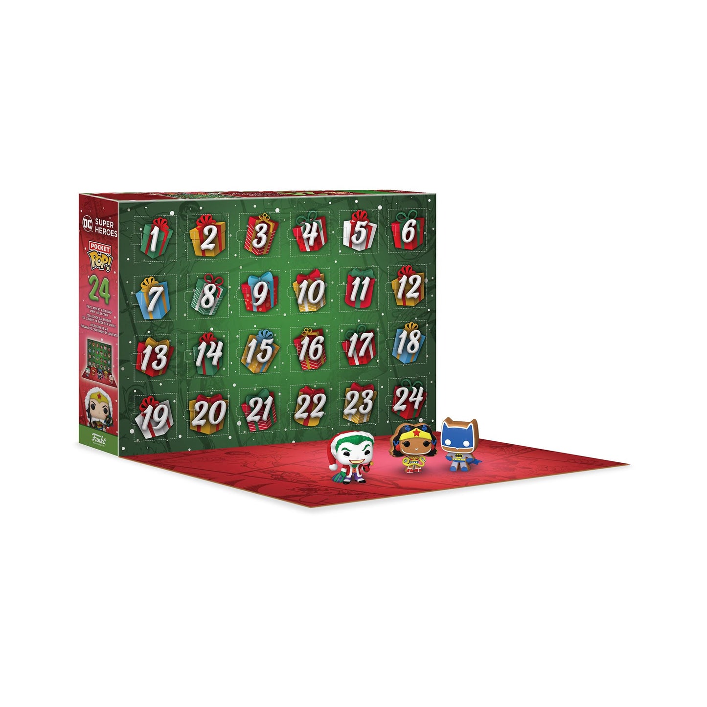 Funko Pop! Advent Calendar: DC Super Heroes - Superman - 24 Days of Surprises - Collectible Vinyl Mini Figures - Mystery Box - Gift Idea - Holiday Present for Girls, Boys & Kids - Christmas Countdown