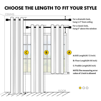 MIULEE Black Blackout Curtains for Bedroom Living Room 84 Inches Long 2 Panels, Thermal Insulated Room Darkening Drapes Solid Grommet Top Noise Reduction Light Blocking Halloween Window Treatments