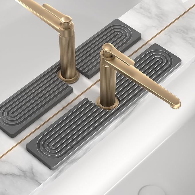 Faucet Mat for Kitchen Sink, Diatomite Stone Drying Sink Protectors, Bathroom