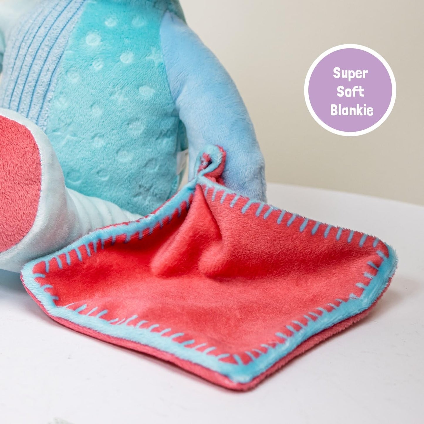 In The Night Garden Iggle Piggle Talking Teddy Bear, Cbeebies Cute & Sensory toys. Comforting sounds. Kids Toys and Baby toys 0-6 months, Blue