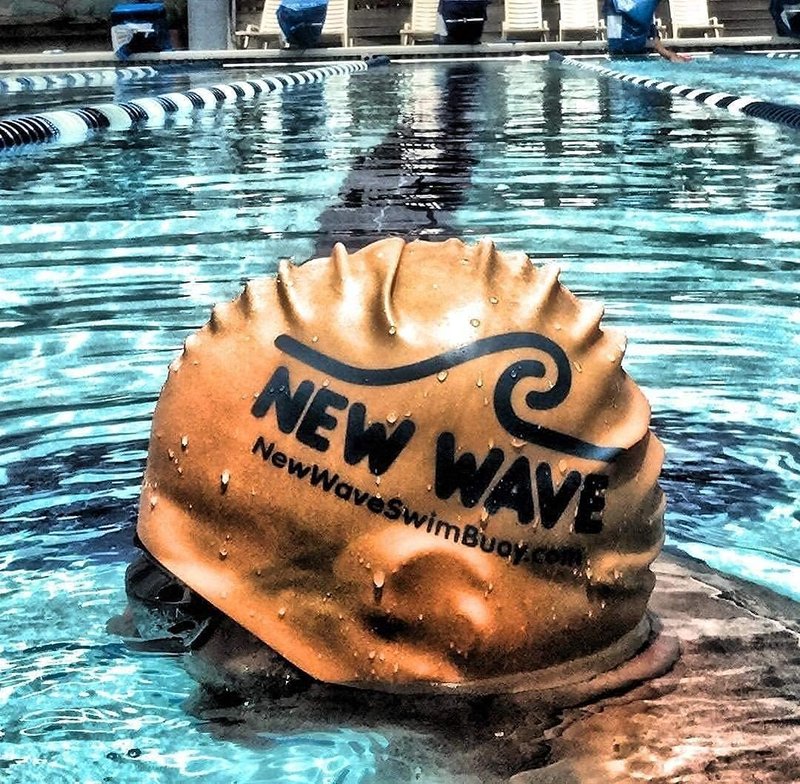 Swim Bubble and Cap Bundle - New Wave Orange Swim Accessories for Kids