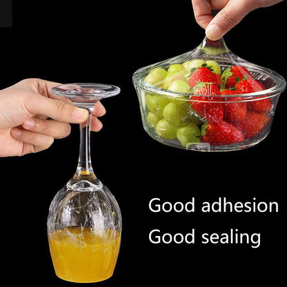 2 Pack Cling Film for Food 30cm x 500E, Storing Food Cling Film Refill Rolls-Kitchen Preparation Reusable Clingfilm(Suitable for large size dispenser)