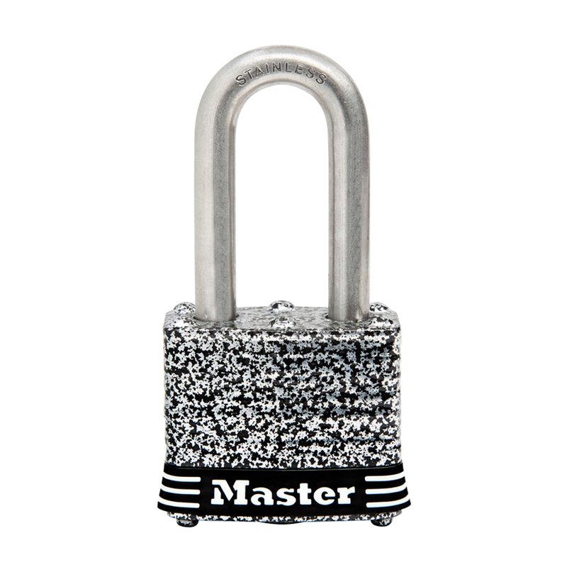 Master Lock 3SSKADLF Stainless Steel Outdoor Padlock with Key, 1 Pack