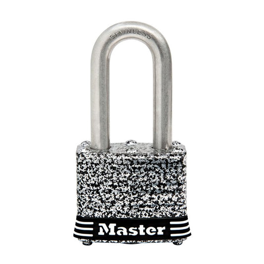 Master Lock 3SSKADLF Stainless Steel Outdoor Padlock with Key, 1 Pack