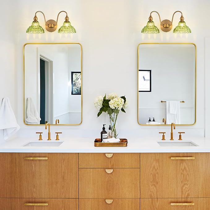 Vintage 2 Light Bathroom Vanity Light Bedroom Green Wall Sconces Vanity Lighting Fixtures Hallway Wall Light Fixtures Bathroom Lighting fixtures Over Mirror