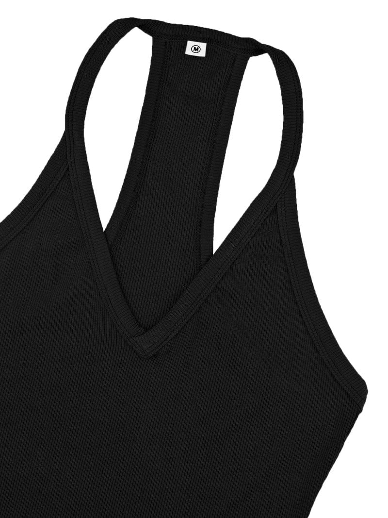 iGENJUN Women Workout Tops for Women Racerback Tank Tops 2026 Yoga Gym Ribbed Sleeveless Shirts Clothes,S,Black
