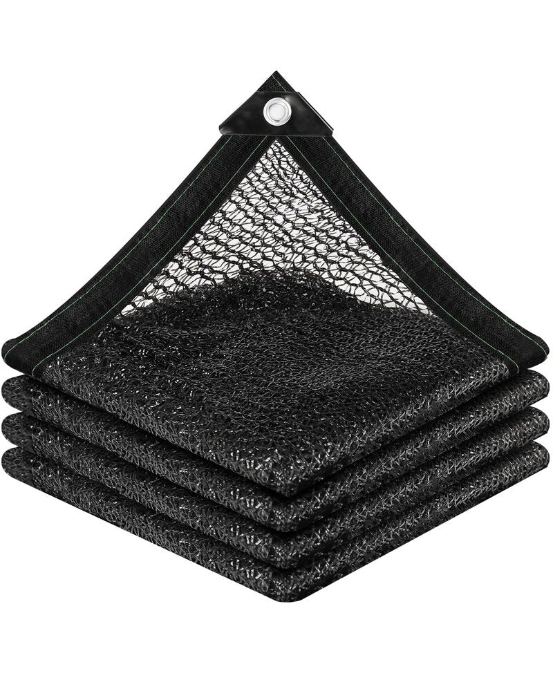 vensovo 30% Sunblock Shade Cloth Net Black Resistant - 8x20 Ft Garden Shade Mesh for Plant Cover, Greenhouse, Chicken Coop, Kennels, Tomatoes Plants