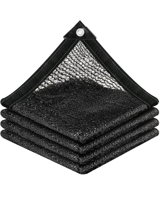 vensovo 30% Sunblock Shade Cloth Net Black Resistant - 8x20 Ft Garden Shade Mesh for Plant Cover, Greenhouse, Chicken Coop, Kennels, Tomatoes Plants