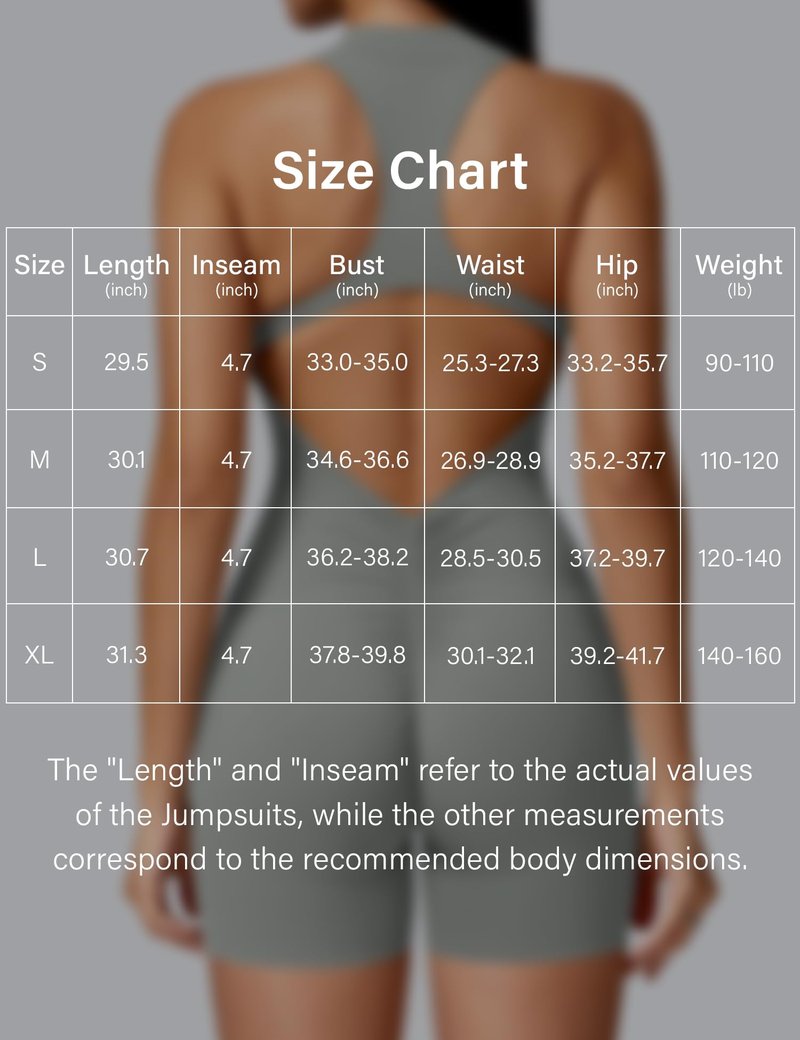 YEOREO Jumpsuits for Women Zip Up Workout Backless One Piece Tummy Control Sleeveless Emma Sexy Yoga Bodysuits Grey M