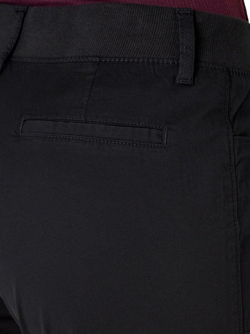 Lee Women's Cargo Capri Pants - Relaxed Fit Knit Waist Design | Comfortable & Stylish