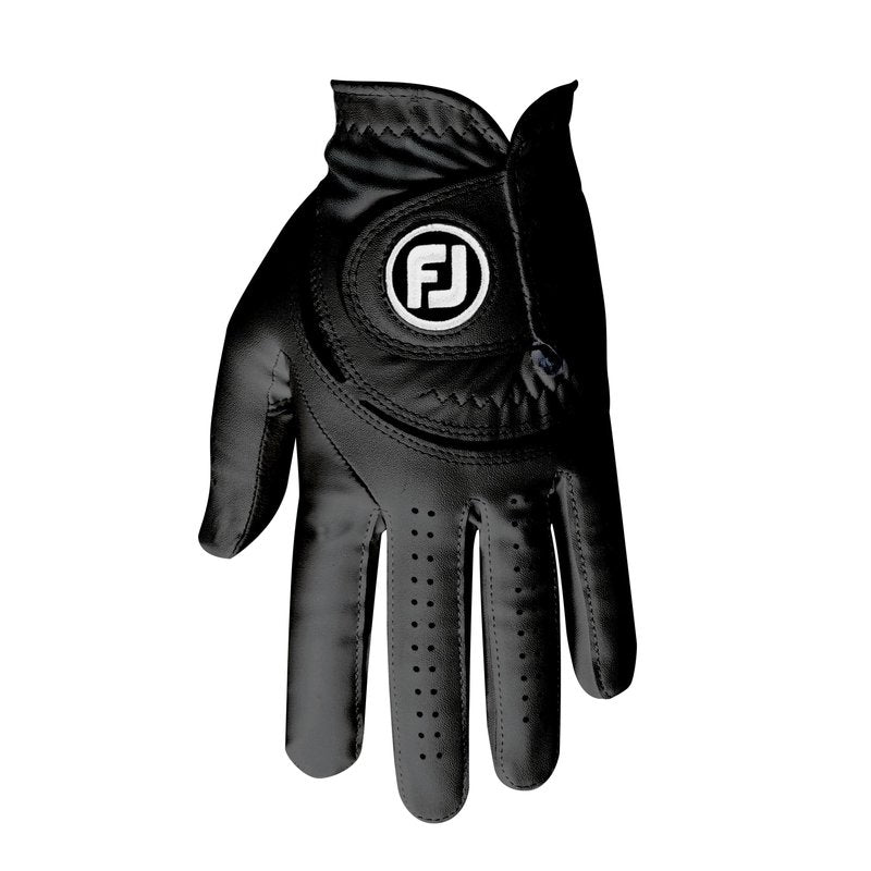 FootJoy Men's WeatherSof Golf Glove, Black, Large, Worn on Left Hand
