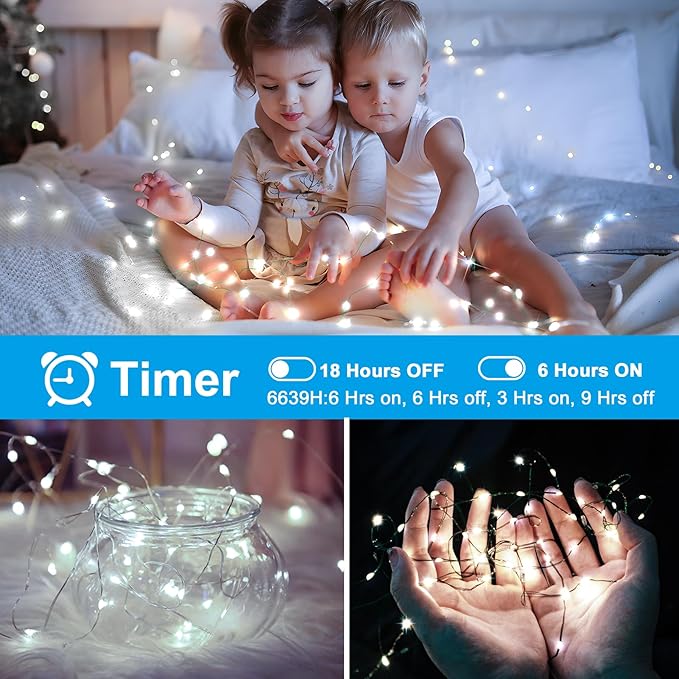 KNONEW 532FT Outdoor Christmas Fairy Lights Plug in,1600 LED String Lights Outdoor Waterproof 8 Modes Memory Times for Wedding Bedroom Walls Garden Trees Decoration(Cool White)