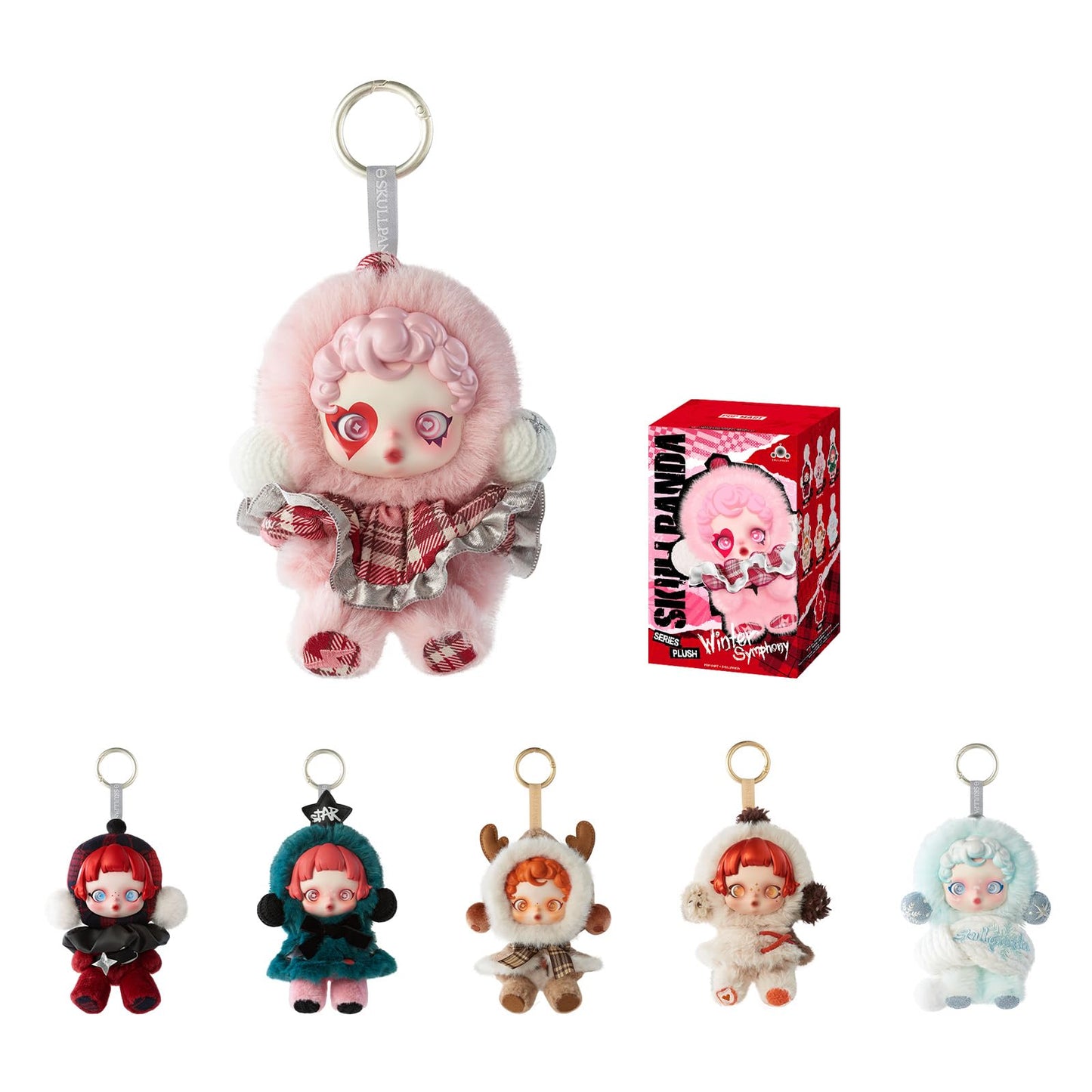POP MART SKULLPANDA Winter Symphony Series, Blind Box Figures, Random Design Figures Collectible Toys Home Decorations, Holiday Birthday Gifts, Single Box