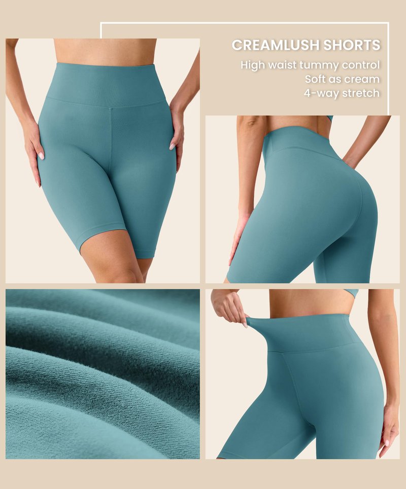 VALANDY 3 Pack Biker Shorts for Women – 8" Buttery Soft High Waisted Yoga Cycling Workout Runnings Shorts