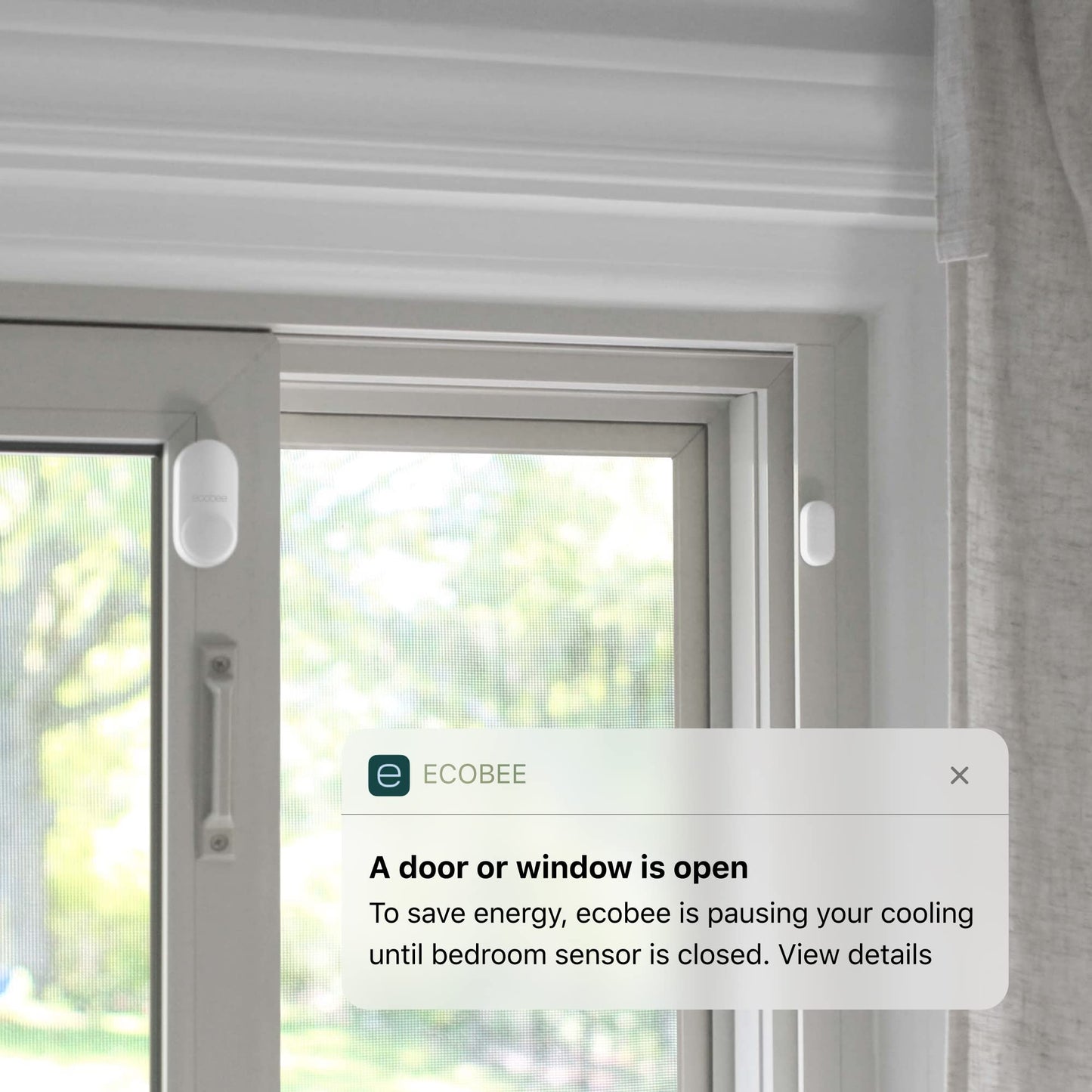 ecobee SmartCamera Smart Security Bundle with ecobee Smart Camera Indoor WiFi Security Camera and 2 Pack SmartSensor for Doors & Windows - Wifi Contact Sensor for Home Security, Energy Savings - Compatible with Smart Thermostats