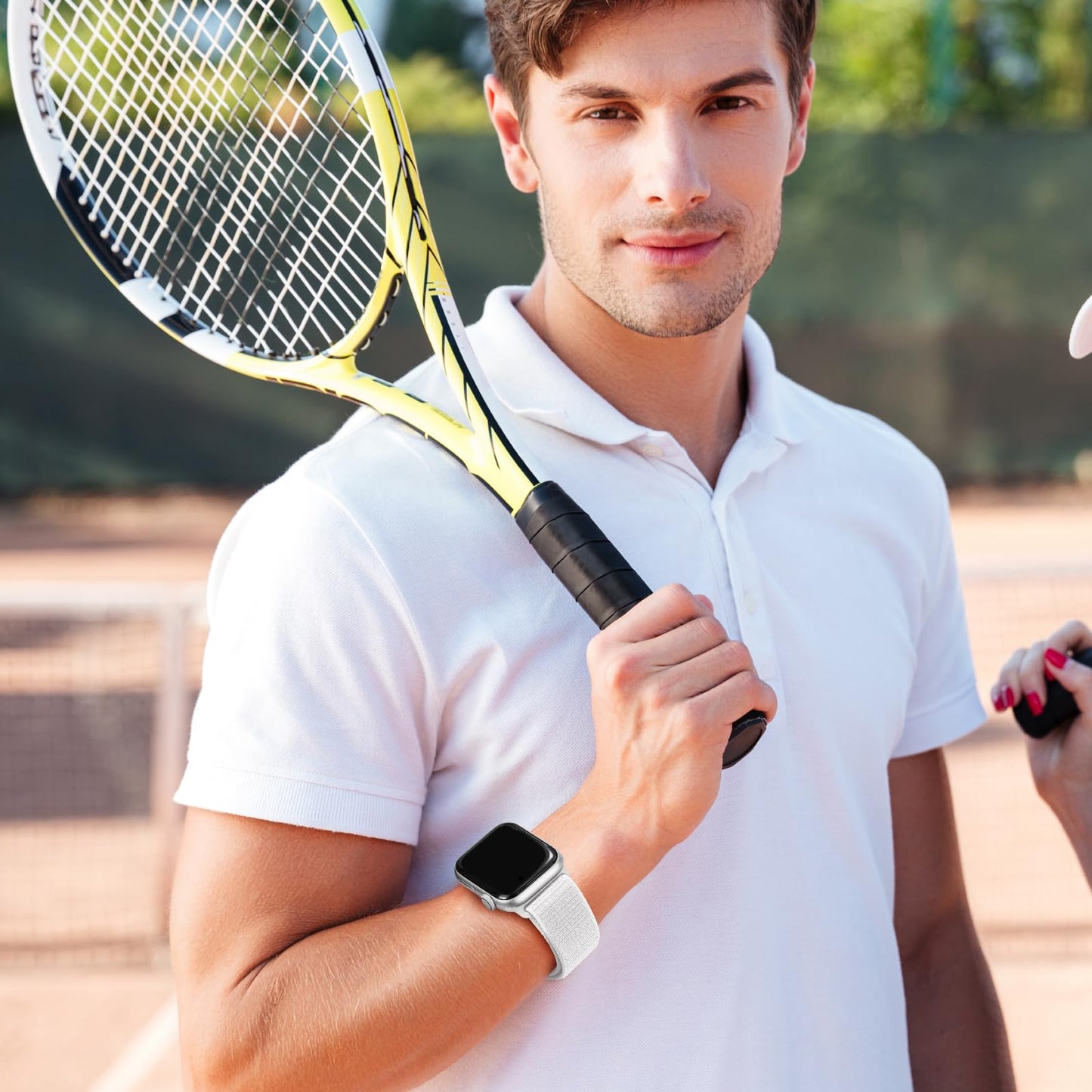 6 Pack Sport Nylon Loop Band Compatible with Apple Watch Bands 38mm 40mm 41mm 42mm 44mm 45mm 46mm 49mm for Women Men, Adjustable Breathable Braided Straps for iWatch Series 10/9/8/7/6/5/4/3/SE/Ultra