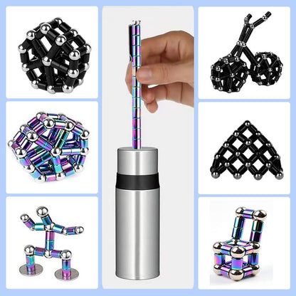 Fidget Pen Magnetic Pen - Gift for Teenager Boys Girls 8 9 10 11 12 13 14 Years Old - Anxiety Relief Toy Birthday Gifts Cool Gadgets Fidget Toy for Dad Son Men Women (Multicolor)
