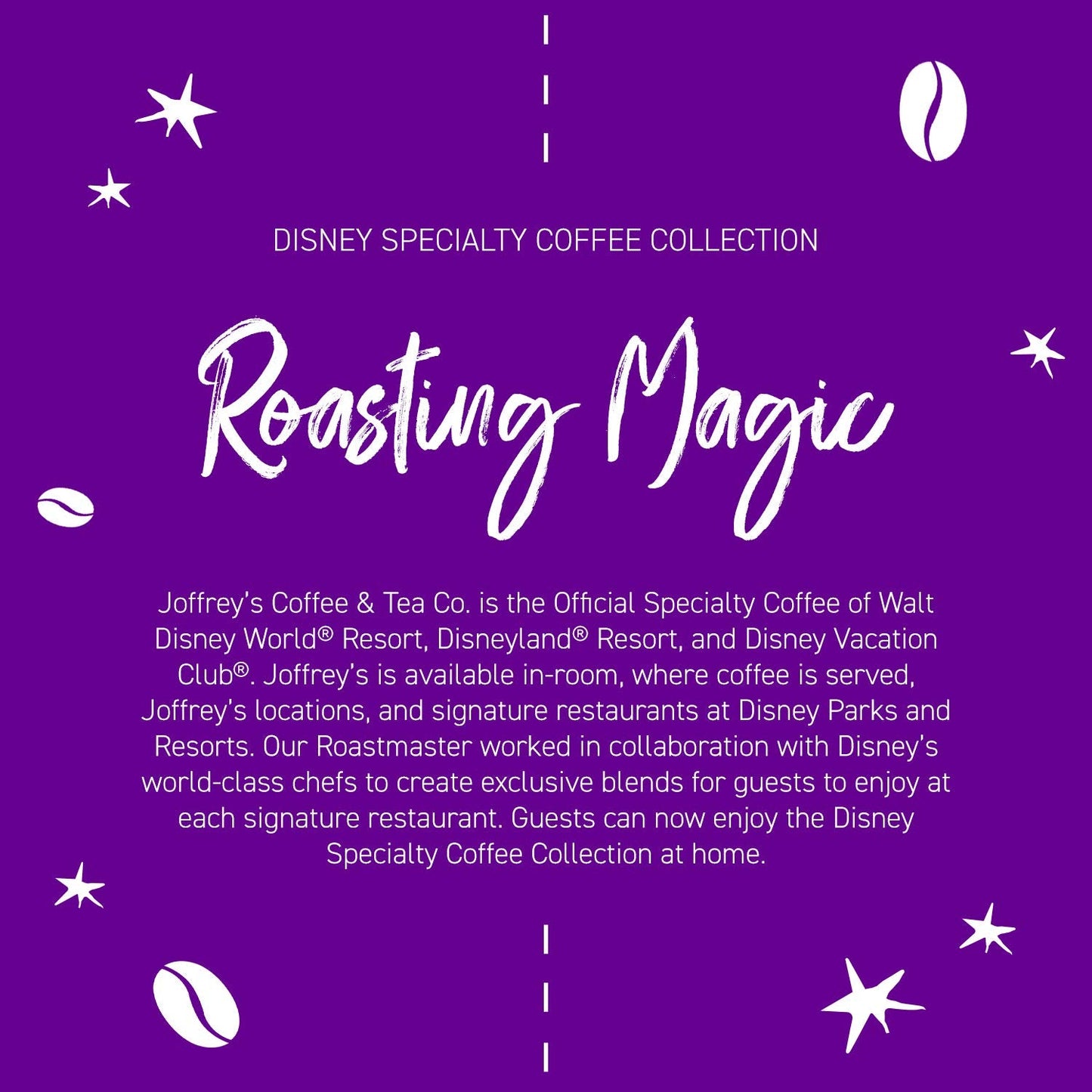 Joffrey's Mickey Mouse Classic Blend - Artisan Medium Roast Arabica Coffee, Smooth & Rich Flavor, Drip Brew, Kosher (Ground, 11 oz)