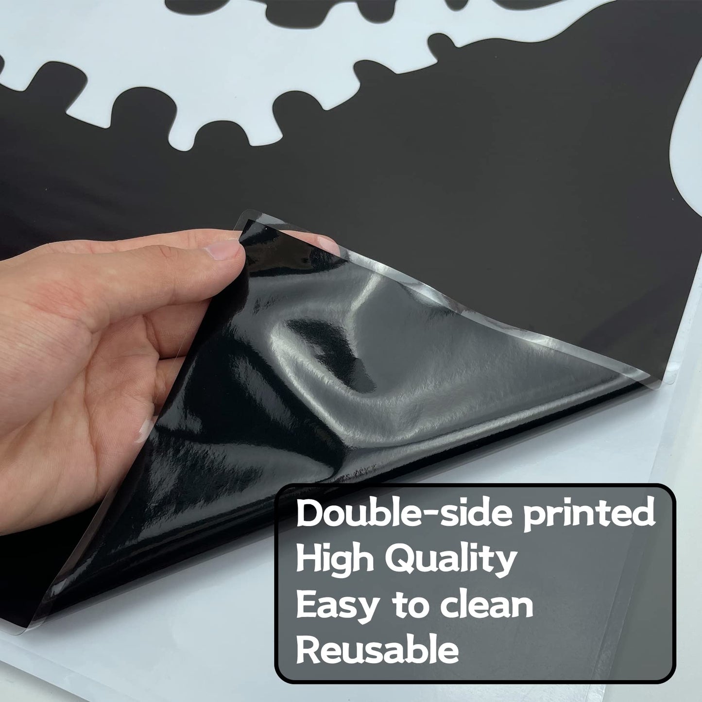 Joy Bang Halloween Window Clings Decor for Halloween Decorations, Large Scary Window Silhouette Stickers Decals Spooky Monster Zombie Clings for Party Decorations Indoor